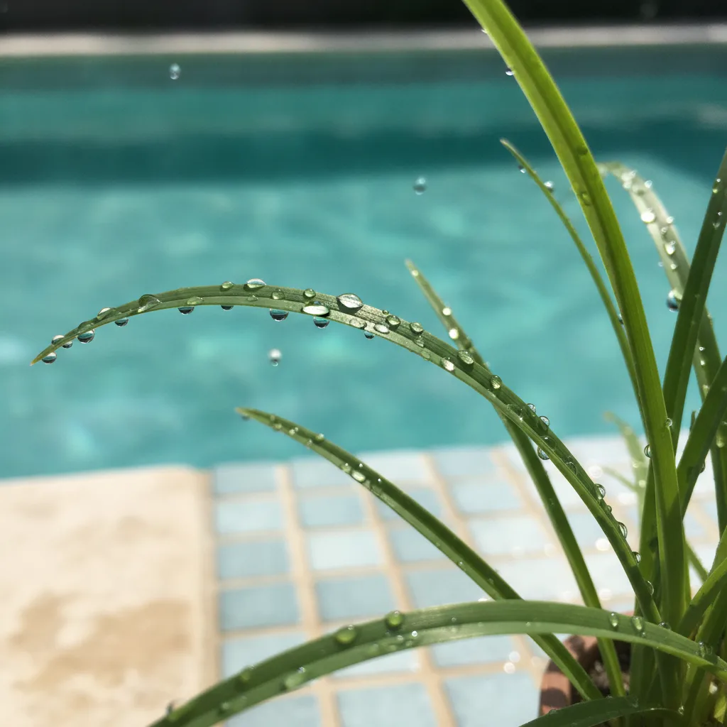 graminées pour bord de piscine
