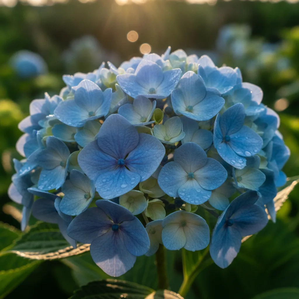 hortensia bleu comment garder la couleur