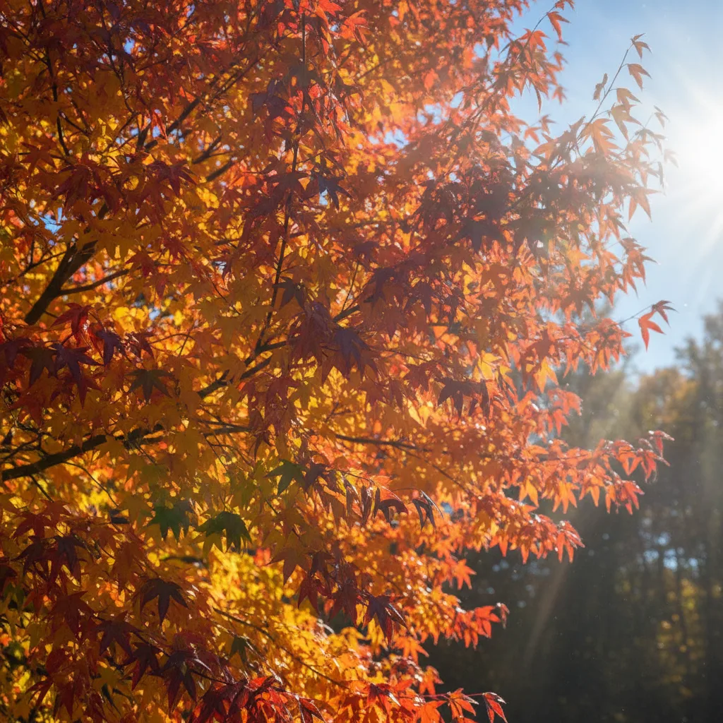 liquidambar couleurs d'automne