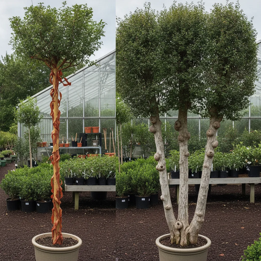 arbre écorce décorative