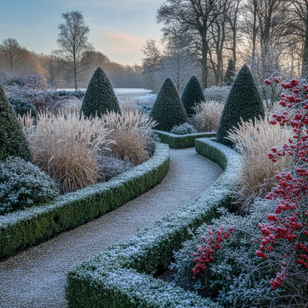 Jardin quatre saisons, intérêt hiver – plantes clés - jardin quatre saisons interet hiver