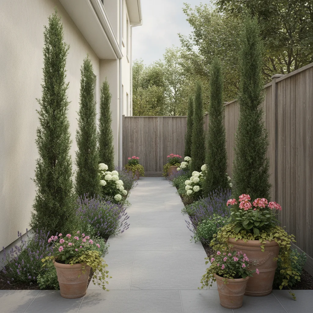 Arbre colonne pour jardin étroit, 6 variétés à planter - arbre colonne jardin etroit