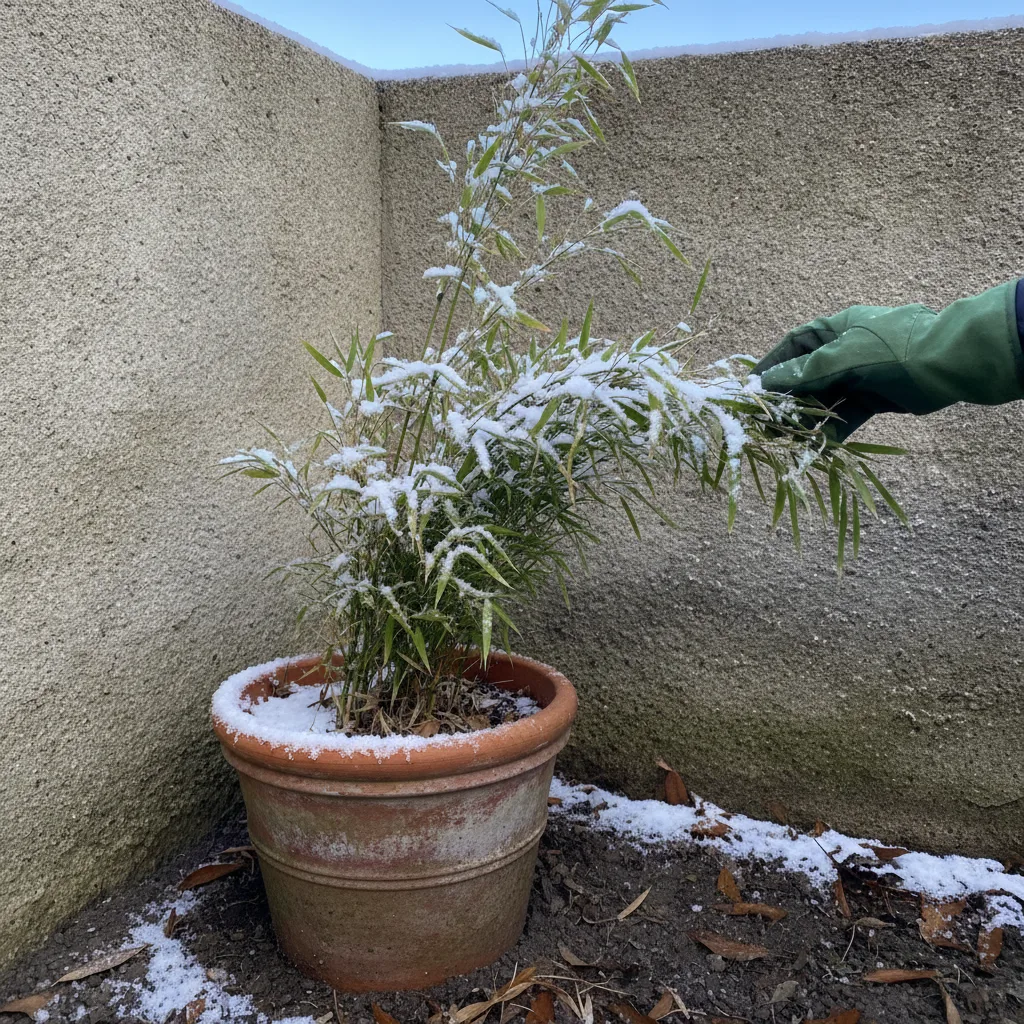 entretien bambou hiver